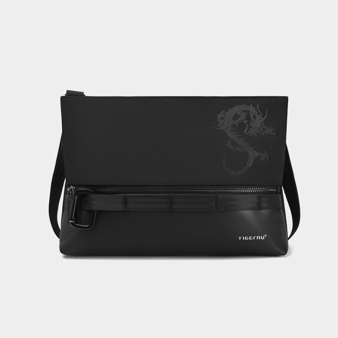 Bolso bandolera Tigernu con diseño de dragón chino para hombre: un bolso de hombro urbano, ligero y elegante.
