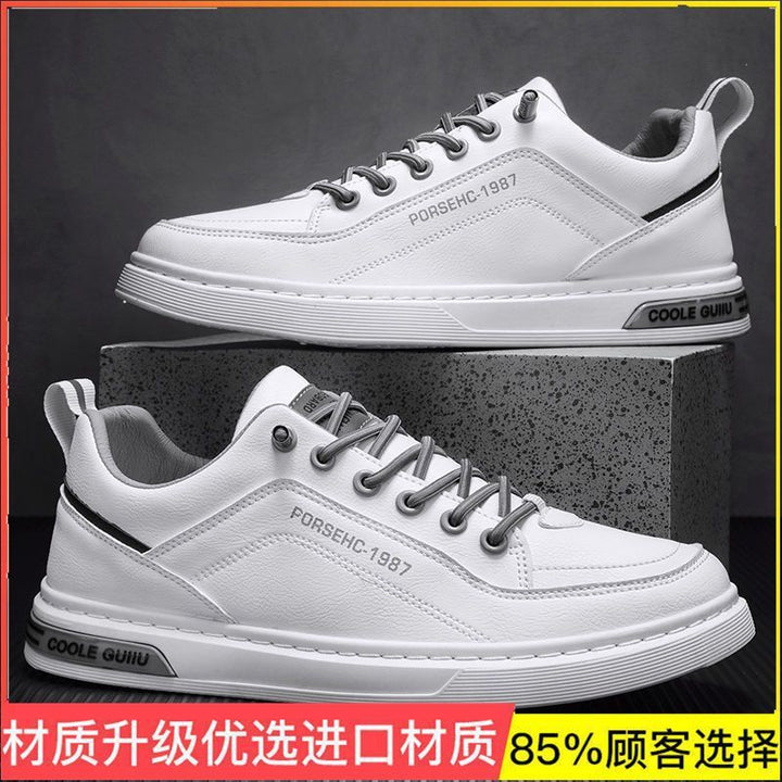 Zapatos de hombre de tendencia nacional, otoño 2024, nuevos zapatos deportivos casuales de suela gruesa transpirables de caña alta para jóvenes, zapatos de moda para papá para hombre