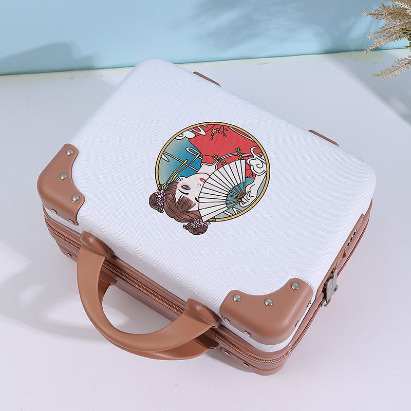 Q3Y Hand-Carry Cosmetic Case – Compact Lightweight Travel Companion with Lock
