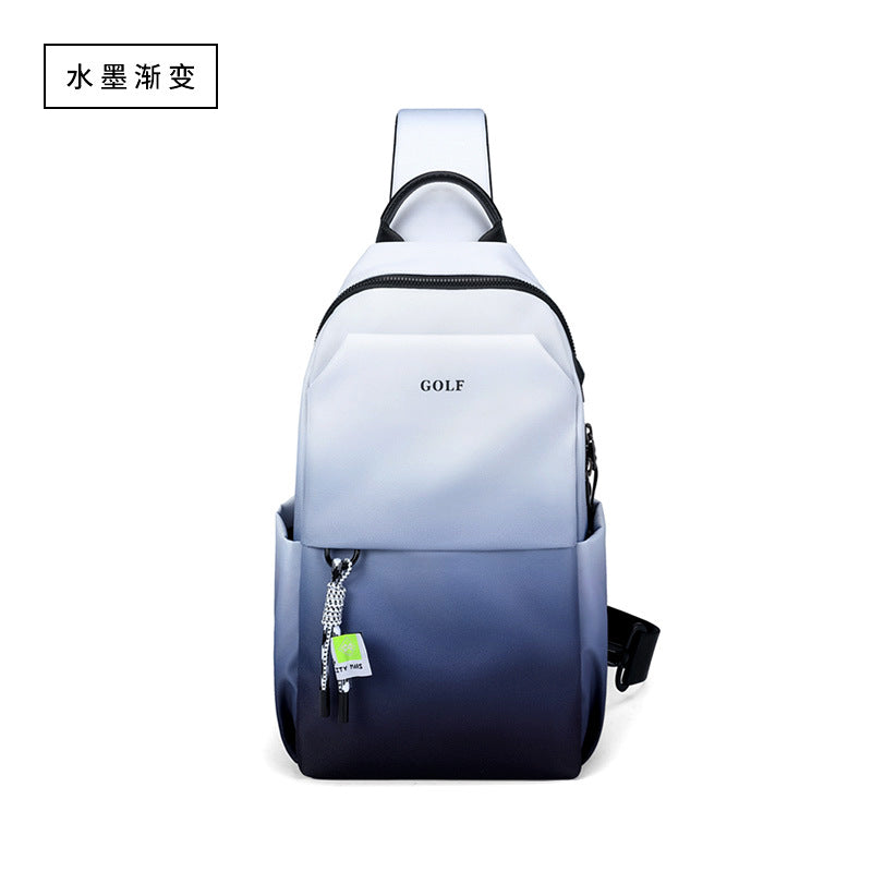 Bolsa de pecho GOLF con tinta degradada