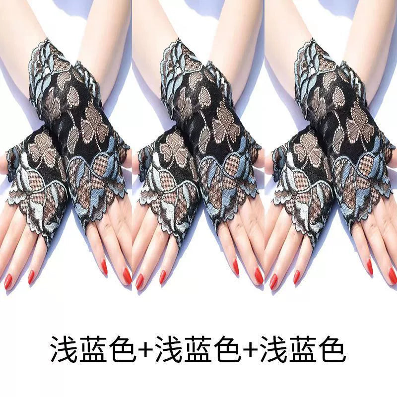 Guantes de estilo chino, mangas de doncella china para mujer, estilo subcultural de encaje de alta gama, puños, decoración de muñeca moderna
