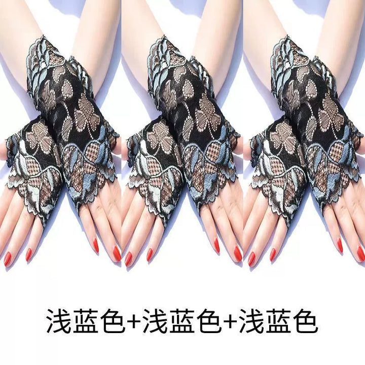 Guantes de estilo chino, mangas de doncella china para mujer, estilo subcultural de encaje de alta gama, puños, decoración de muñeca moderna