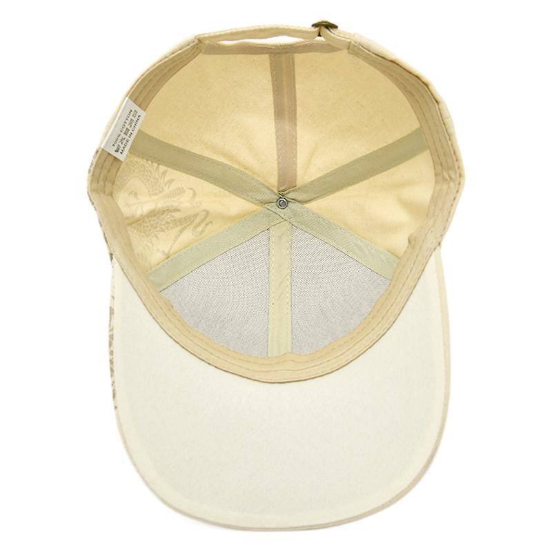 Gorra de béisbol con estampado de dragón estilo chino: sombrero de sol moderno para mujer y hombre, gorra plana para actividades al aire libre, protección solar.
