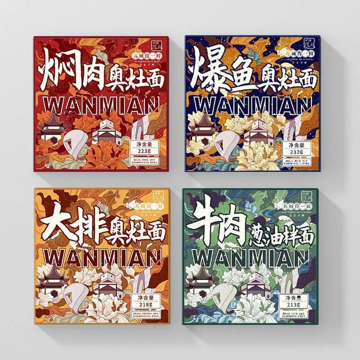 苏式德义鲜方便面 | 4 包 | 有红烧肉、鱼头和江南风味