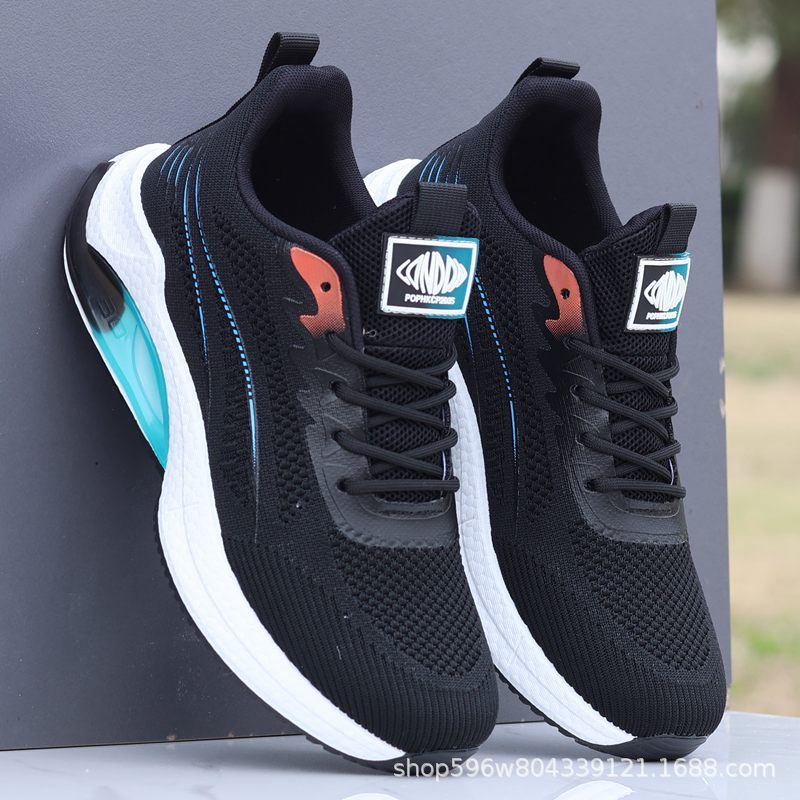 Guochao Hydrogen Cloud Joint Running Shoes Men's Travel Shoes 2024 Spring and Summer Daddy Shoes Men's Sports Leisure Breathable Mesh Shoes