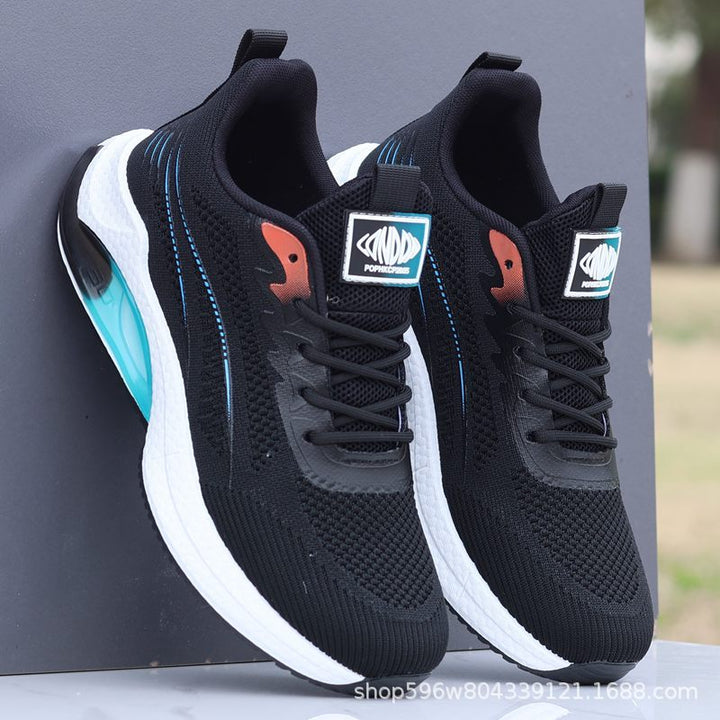 Guochao Hydrogen Cloud Joint Running Shoes Men's Travel Shoes 2024 Spring and Summer Daddy Shoes Men's Sports Leisure Breathable Mesh Shoes