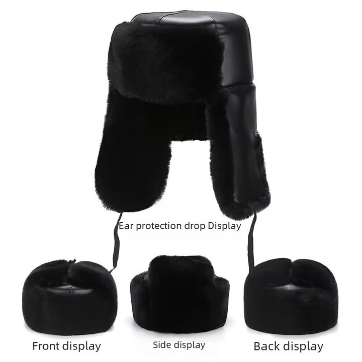 Men's Winter Lei Feng Hat for Seniors – Thickened Cotton Cap with Ear Protection for Elderly