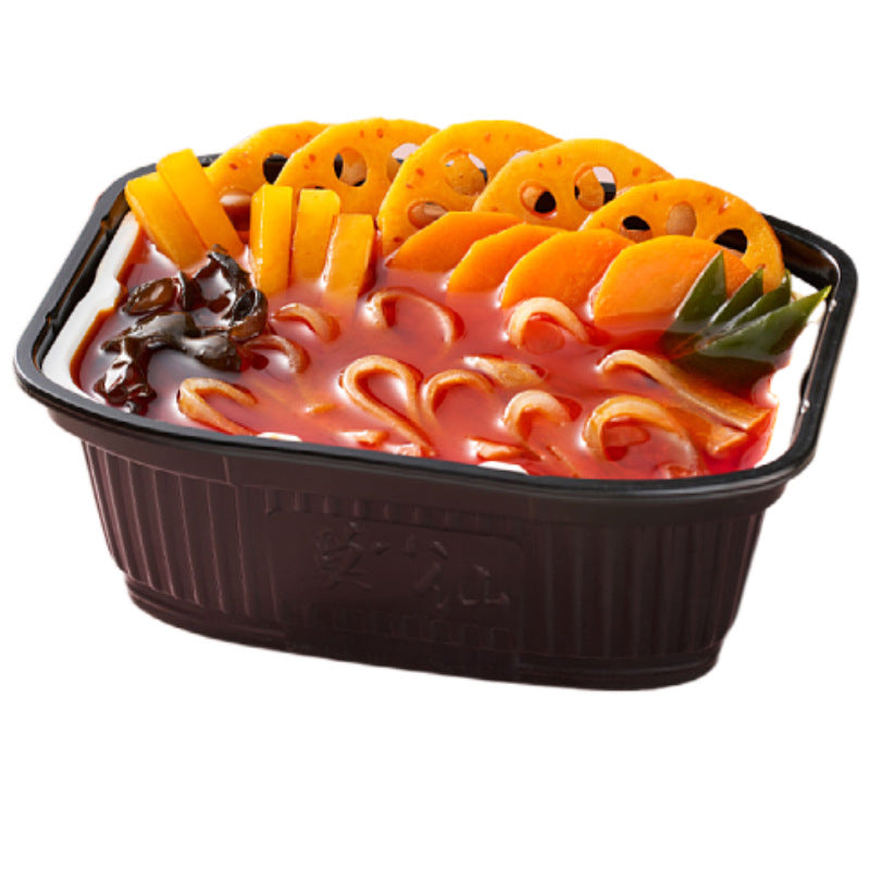 莫小仙麻辣成都自热火锅 | 麻辣鸭血和内脏