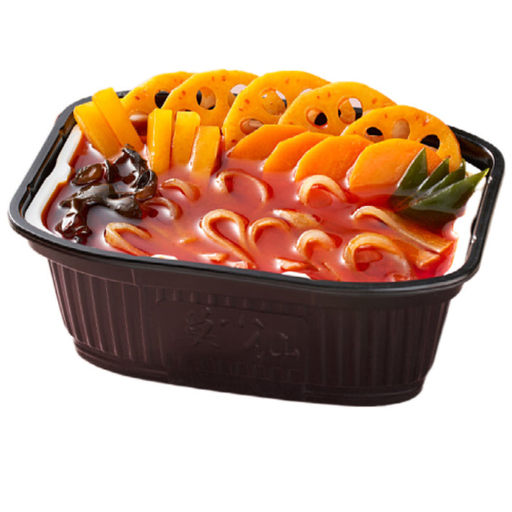 莫小仙麻辣成都自热火锅 | 麻辣鸭血和内脏