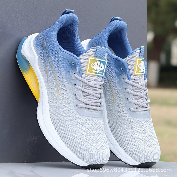 Guochao Hydrogen Cloud Joint Running Shoes Men's Travel Shoes 2024 Spring and Summer Daddy Shoes Men's Sports Leisure Breathable Mesh Shoes