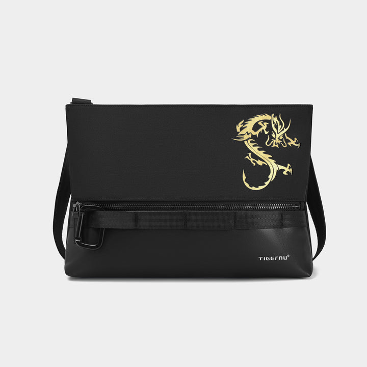Bolso bandolera Tigernu con diseño de dragón chino para hombre: un bolso de hombro urbano, ligero y elegante.