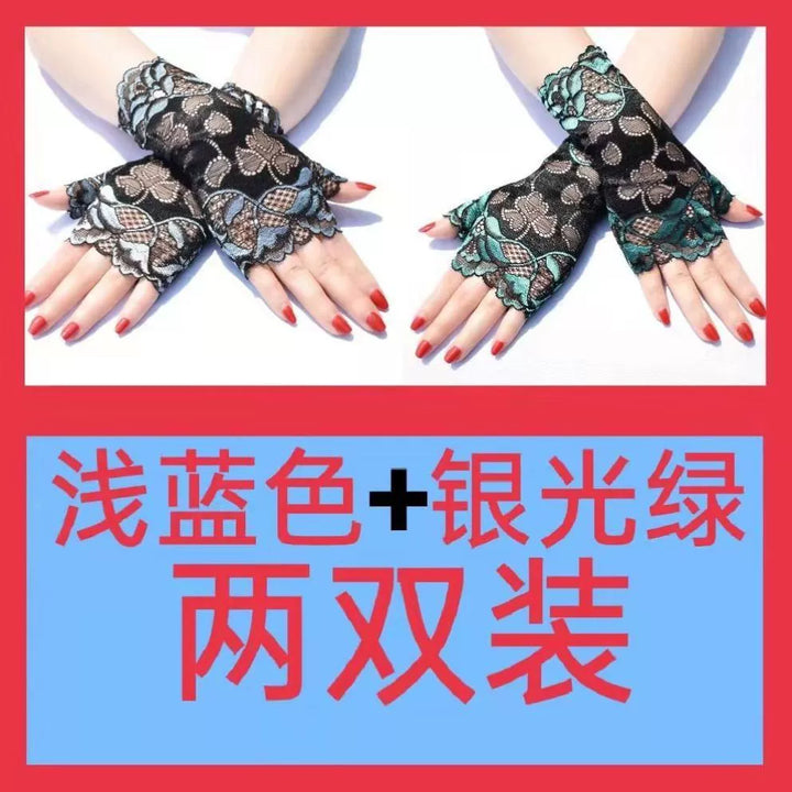 Guantes de estilo chino, mangas de doncella china para mujer, estilo subcultural de encaje de alta gama, puños, decoración de muñeca moderna