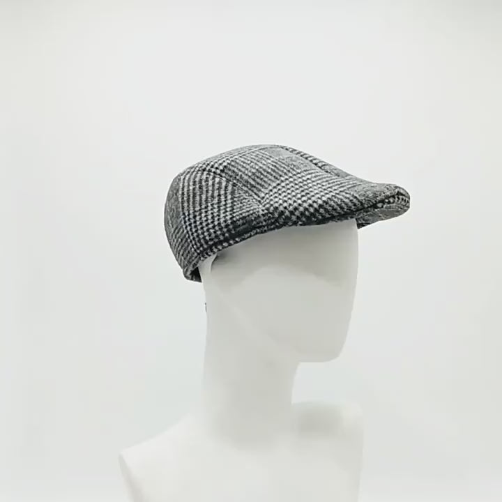 Boina gruesa de invierno para personas mayores: gorro cálido con orejeras para papás y abuelos.
