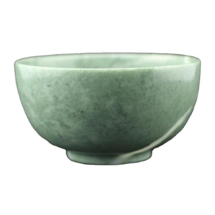 Jade Stone Tea Cup & Insulated Bowl – Lantian Jade, Dushan Jade & Lushan Green Jade Cultural Giftware