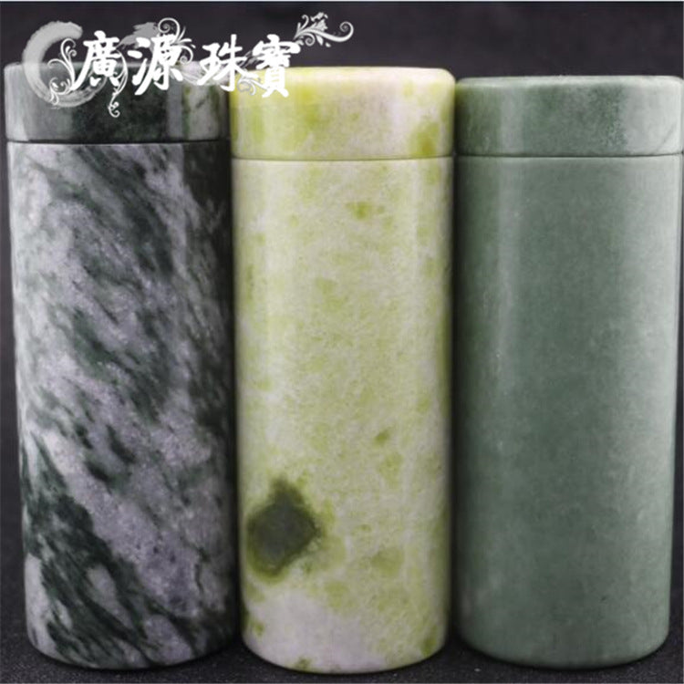 Jade Stone Tea Cup & Insulated Bowl – Lantian Jade, Dushan Jade & Lushan Green Jade Cultural Giftware