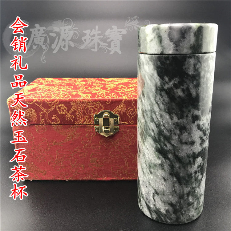 Jade Stone Tea Cup & Insulated Bowl – Lantian Jade, Dushan Jade & Lushan Green Jade Cultural Giftware
