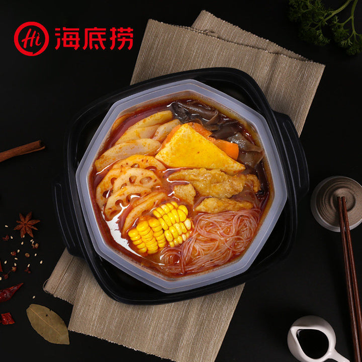 Haidilao Self-Heating Hot Pot Set - Instant Hot Pot Meal Kit, Convenient and Portable for Lazy People