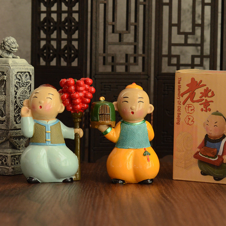 Traditional Beijing Clay Doll Figurines – Iconic Tianjin Niren Zhang Crafts