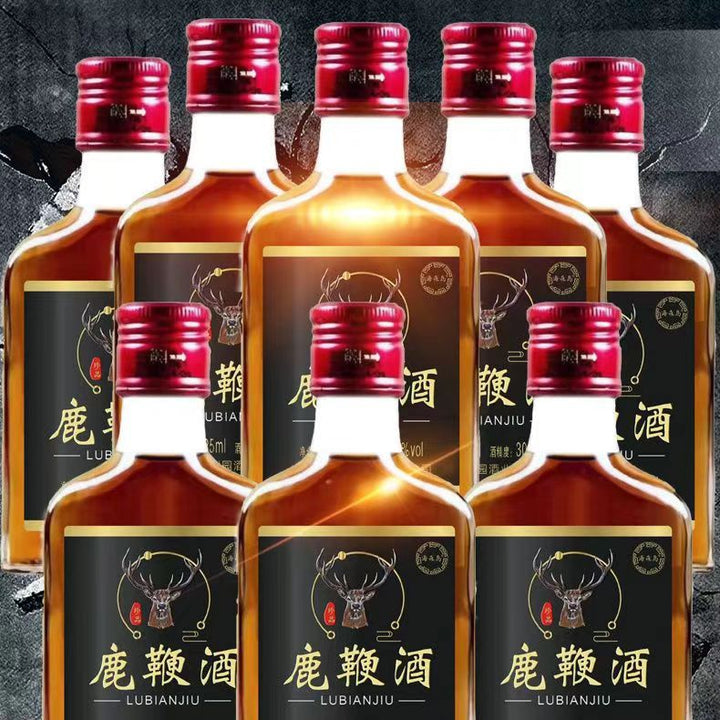 [30% ABV Deer Penis Wine — 125ml x 8 Bottles] — Wellness-Oriented Blended Spirit for Men (Not a Medicinal Liquor or Health Supplement; "Three-Whip" Style)