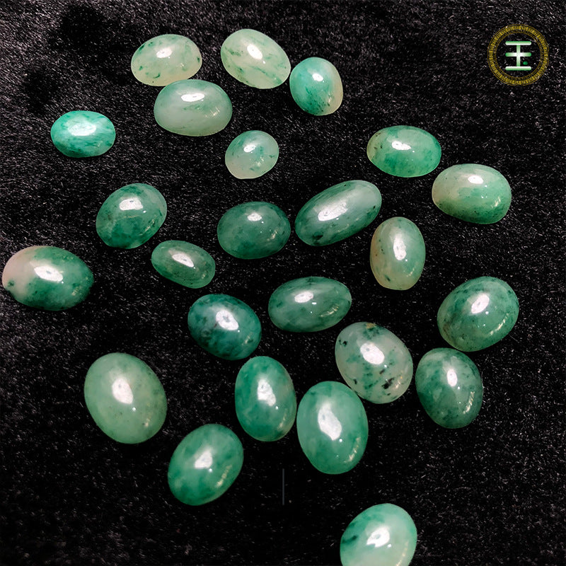 Nanyang Dushan Jade Pixiu Ring – Carved Jade Cabochon 925 Silver Open Ring for Women