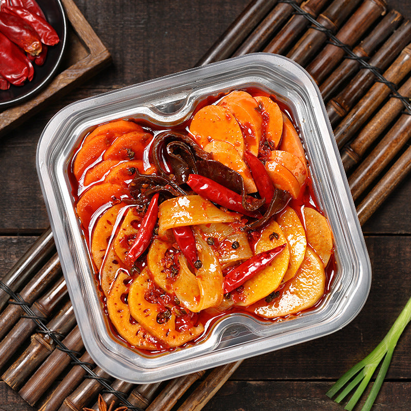 Simida self-heating hot pot, convenient instant food, self-heating rice, Chongqing style lazy person's self-service spicy hot pot, small hot pot wholesale.