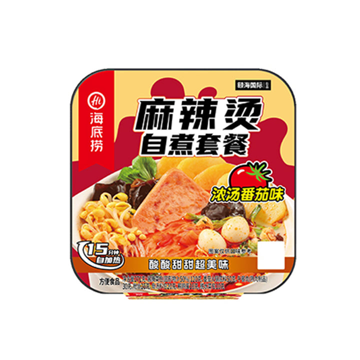 Haidilao Self-Heating Hot Pot with Crispy Tripe, Spicy Beef and Beef Brisket - Large Portion, Wholesale Case