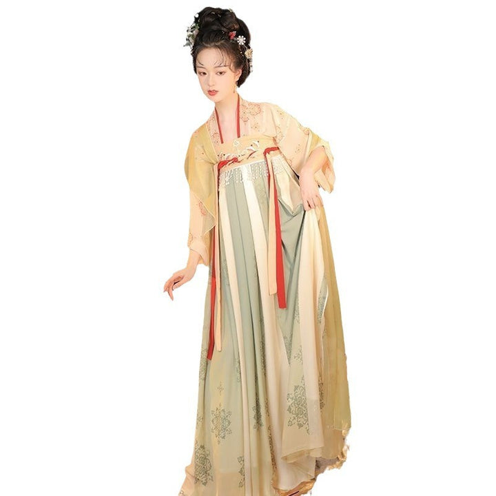 New original adult Hanfu female [Dream Chang'an] Qixi skirt ancient costume Chinese style cabbage spring and summer style daily