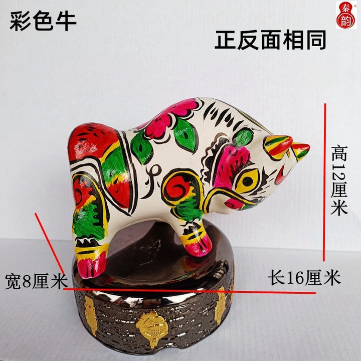 Figuras de arcilla Fengxiang artesanales – Colección Zodiaco Pintada