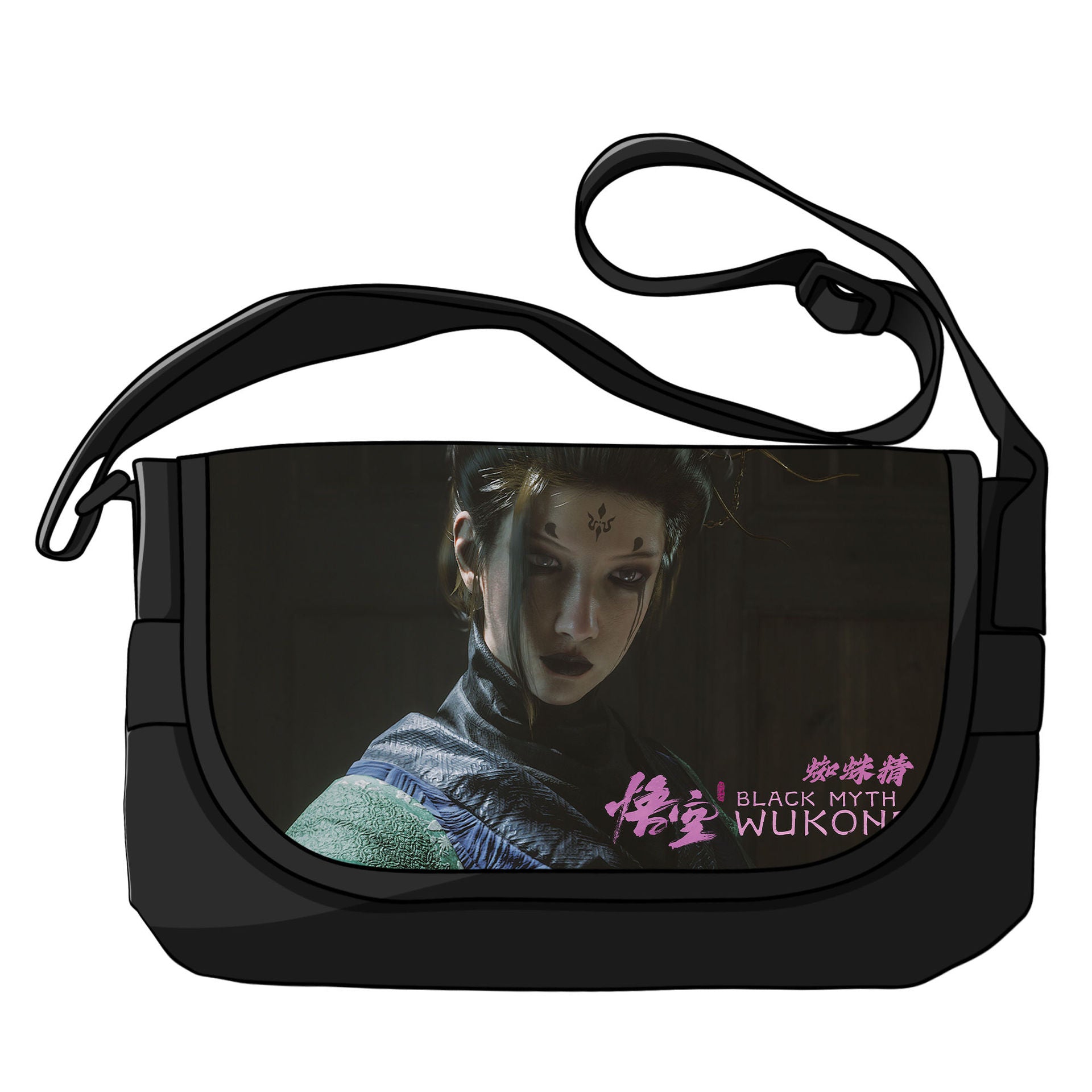 送料関税込[Black Myth: Wukong]ショルダーバッグ★男女兼用★ Official Black Myth: Wukong Gourd-Shaped Crossbody Bag
