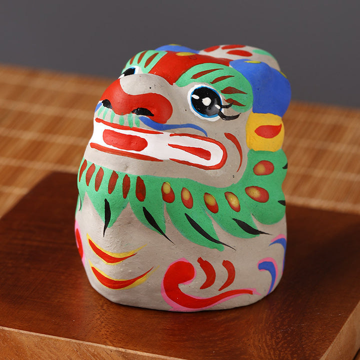 Fengxiang Clay Figurines – Hand-Painted Zodiac Sculptures (Traditional Folk Art)