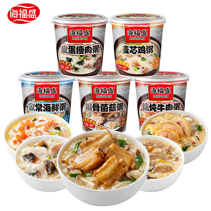 Haifusheng Instant Porridge Cups – Freeze-Dried Convenience