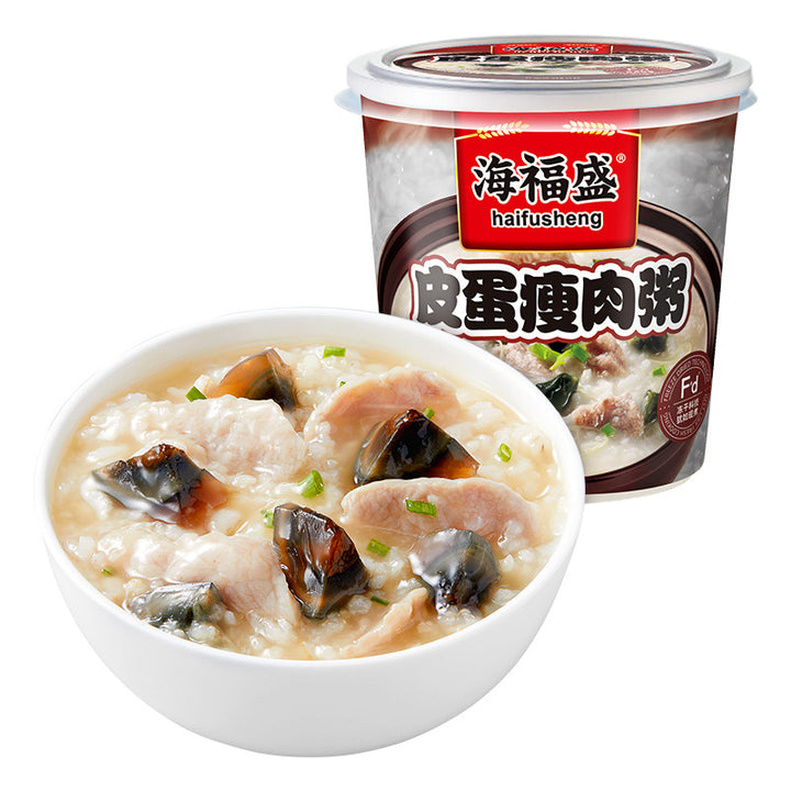 海福盛速食冻干粥38g  营养早餐懒人冲泡即食皮蛋瘦肉牛肉海鲜粥
