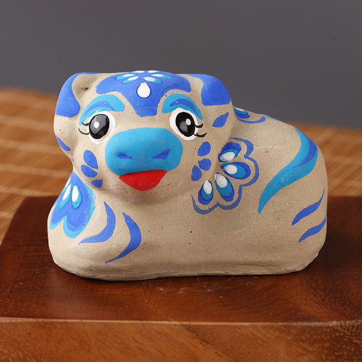 Fengxiang Clay Figurines – Hand-Painted Zodiac Sculptures (Traditional Folk Art)