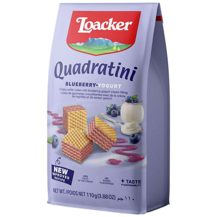 Loacker Wafer Biscuits 125g | Individually Wrapped Snack Pack | Festive Treats