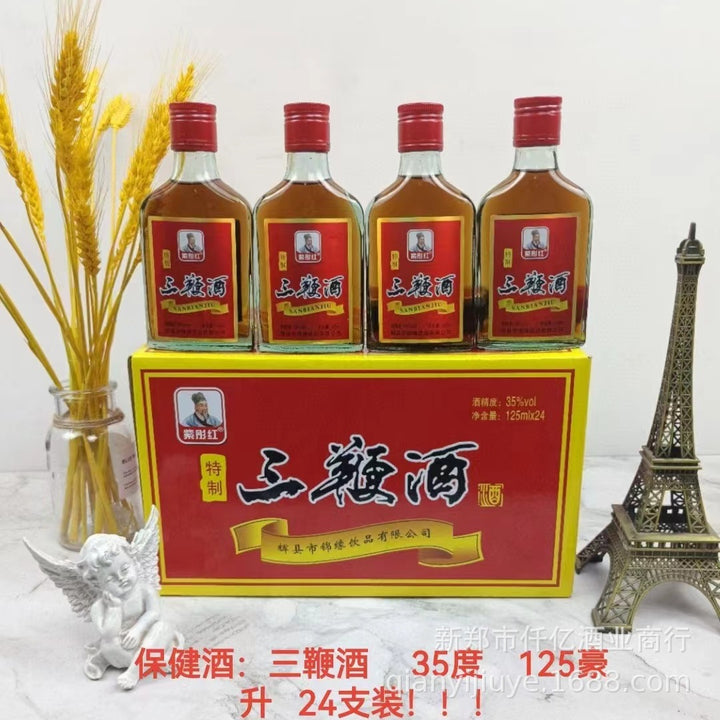 Wellness Herbal Liqueurs (125ml Small Bottles): Cordyceps & Ginseng, Deer Penis, "Three Whips," Maca, Black Goji Berry, and Snake Wine