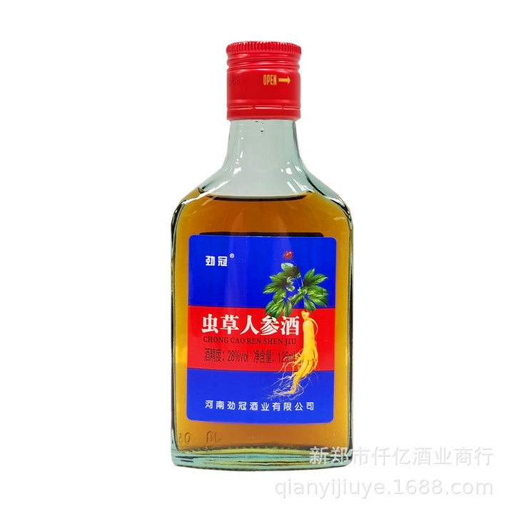 Wellness Herbal Liqueurs (125ml Small Bottles): Cordyceps & Ginseng, Deer Penis, "Three Whips," Maca, Black Goji Berry, and Snake Wine