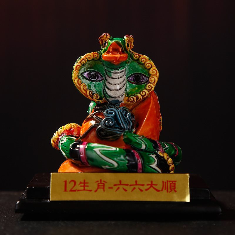 Hand-Painted Zodiac Clay Figurines – Vintage Chinese Folk Art Collectibles