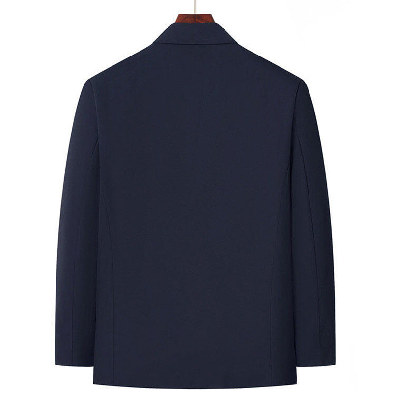 Z Zhongshan suit men's suit one-piece spring and autumn style coat dad's suit elderly Zhongshan suit Chinese style clothing
