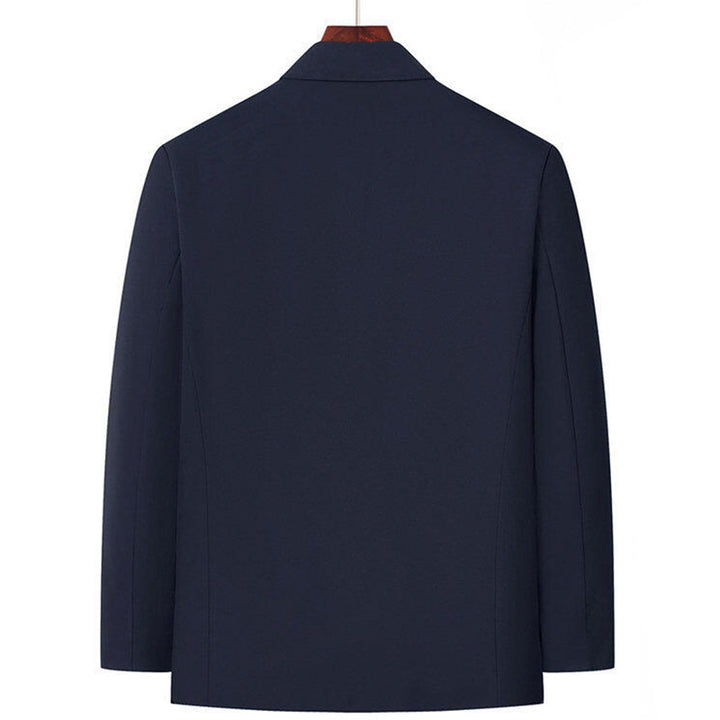 Z Zhongshan suit men's suit one-piece spring and autumn style coat dad's suit elderly Zhongshan suit Chinese style clothing
