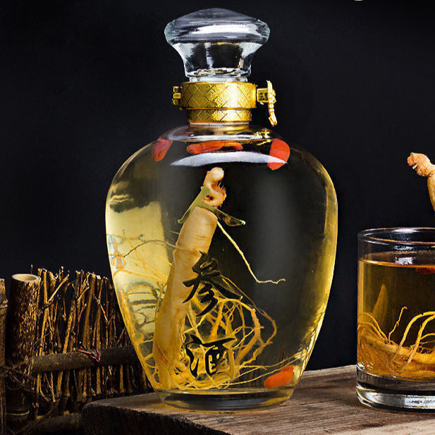 Changbai Mountain Ginseng and Goji Berry Large Jar Liquor - 52