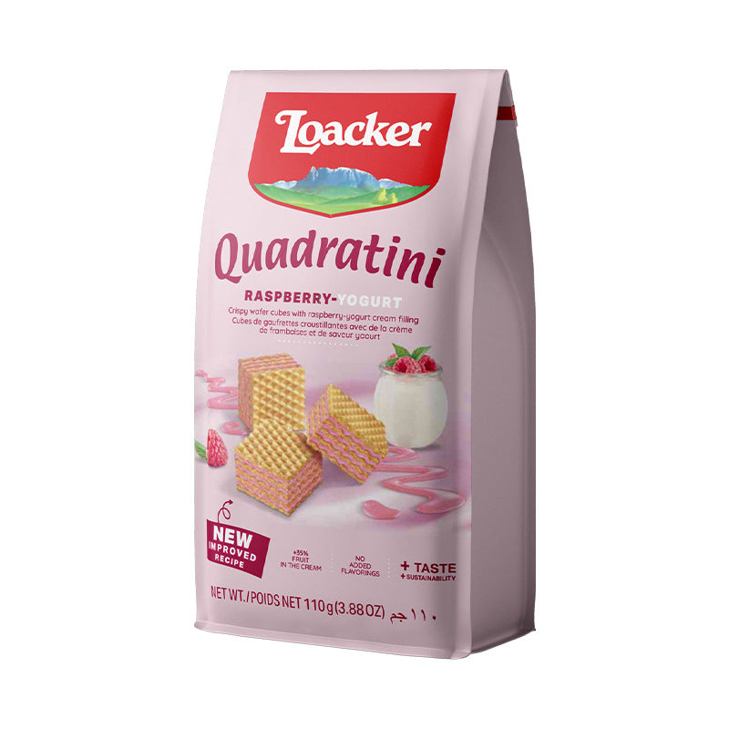 Loacker Wafer Biscuits 125g | Individually Wrapped Snack Pack | Festive Treats