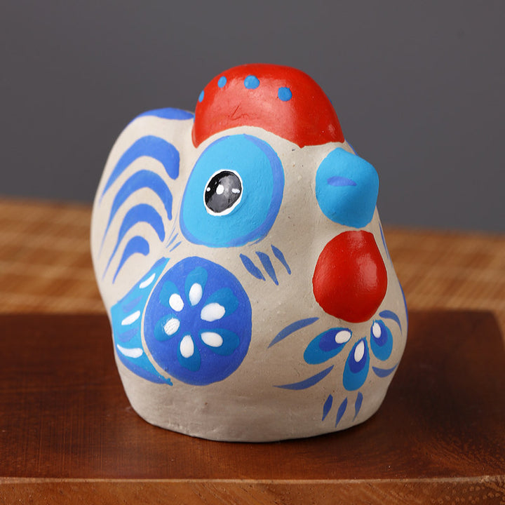 Fengxiang Clay Figurines – Hand-Painted Zodiac Sculptures (Traditional Folk Art)