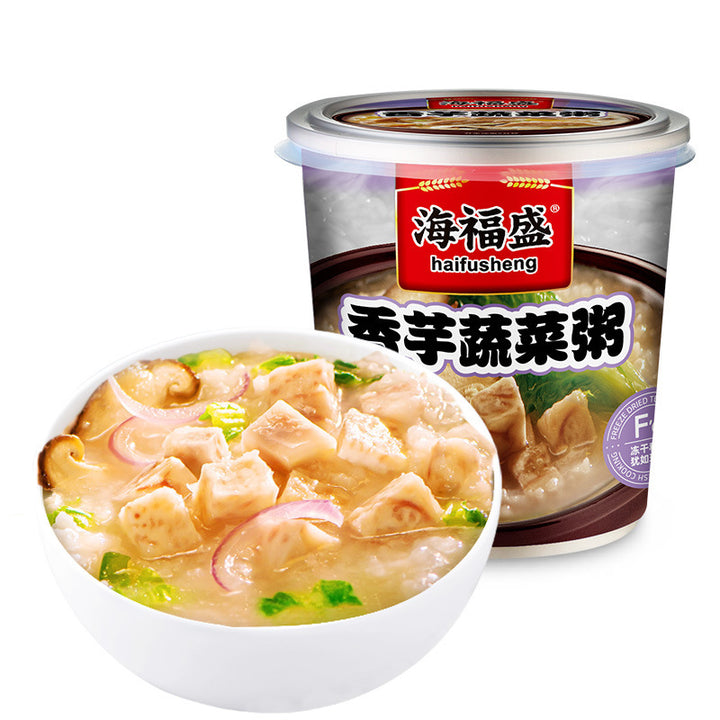 海福盛速食粥冻干粥冲泡即食营养早餐懒人皮蛋瘦肉牛肉海鲜方便粥