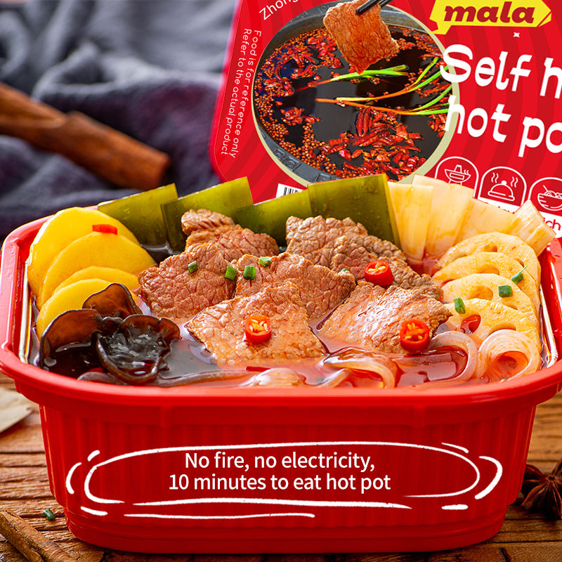 [Halal] Instant self-heating hot pot, available for export, international sales, retail, and wholesale.