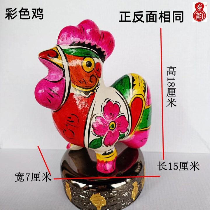Figuras de arcilla Fengxiang artesanales – Colección Zodiaco Pintada