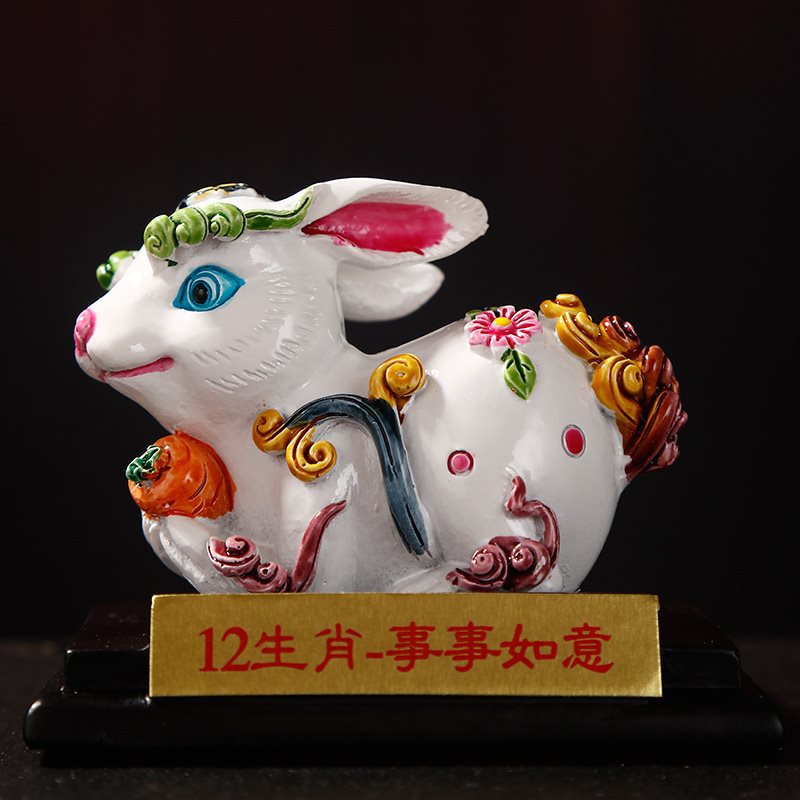 Hand-Painted Zodiac Clay Figurines – Vintage Chinese Folk Art Collectibles