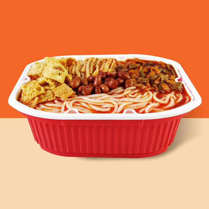 Chongqing self-heating hot pot, convenient and easy-to-prepare instant food, spicy Sichuan-style self-heating hot pot, popular online food, wholesale self-heating mini hot pot.