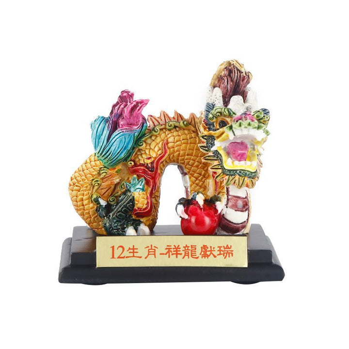 Hand-Painted Zodiac Clay Figurines – Vintage Chinese Folk Art Collectibles