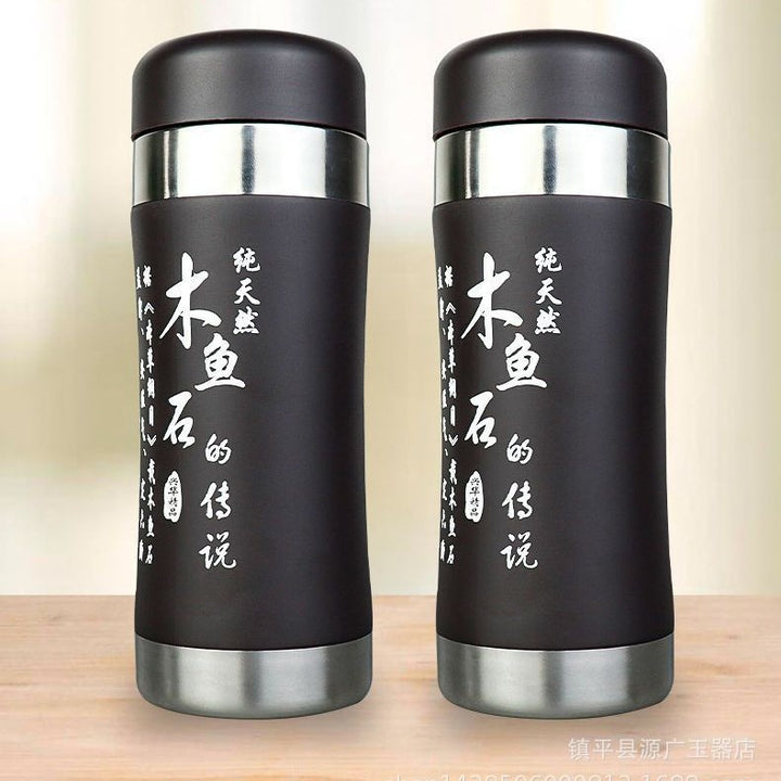 Jade Stone Tea Cup & Insulated Bowl – Lantian Jade, Dushan Jade & Lushan Green Jade Cultural Giftware