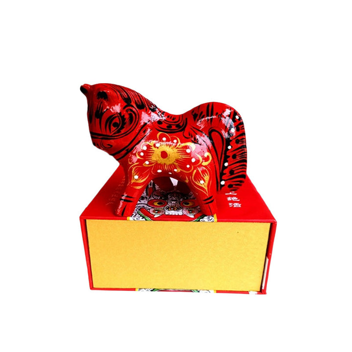 Figuras de arcilla Fengxiang artesanales – Colección Zodiaco Pintada
